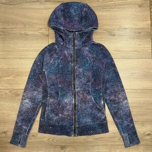 lululemon Scuba Full-Zip Hoodie in a "galaxy" or "polar lights"